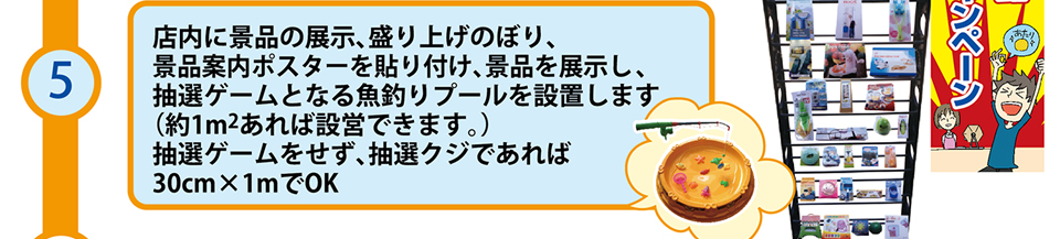 5.抽選ゲームを設置します。